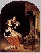 Lady with a Pet Dog, Pieter Cornelisz. van Slingelandt